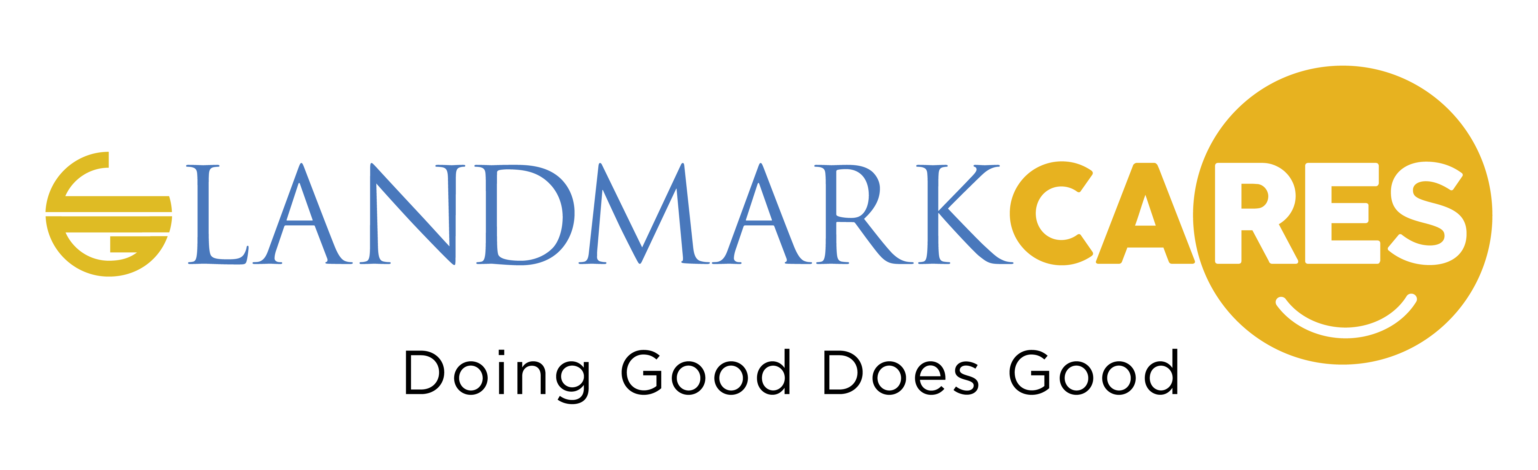 Landmark cares logo
